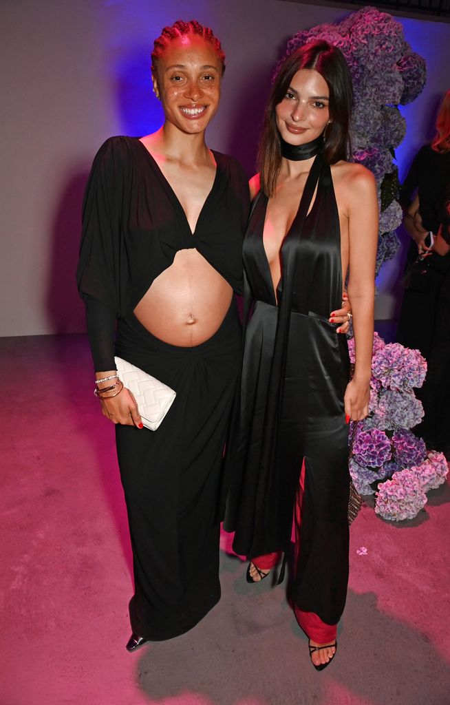 Adwoa Aboah and Emily Ratajkowski attend the Gurls Talk Fundraising Gala at Ladbroke Hall on June 4, 2024 in London, England. (Photo by Dave Benett/Getty Images for Gurls Talk)