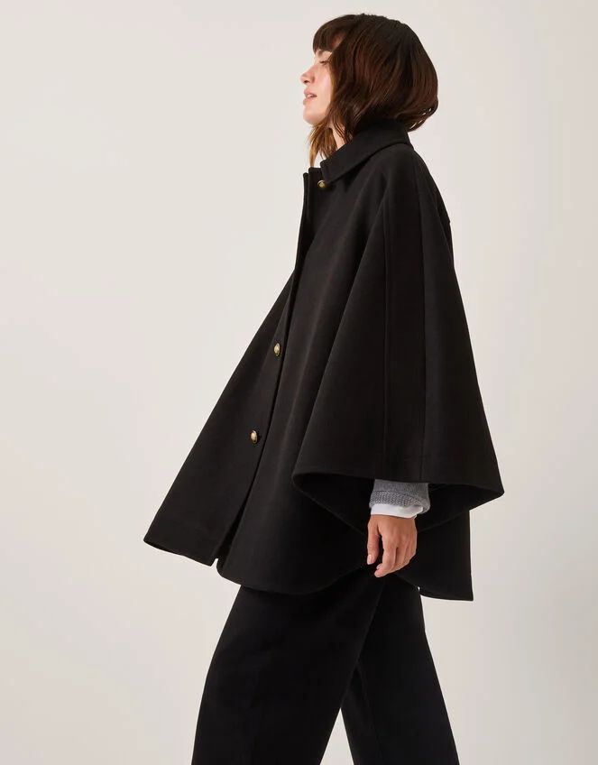 Ciara Cape Coat Black
monsoon