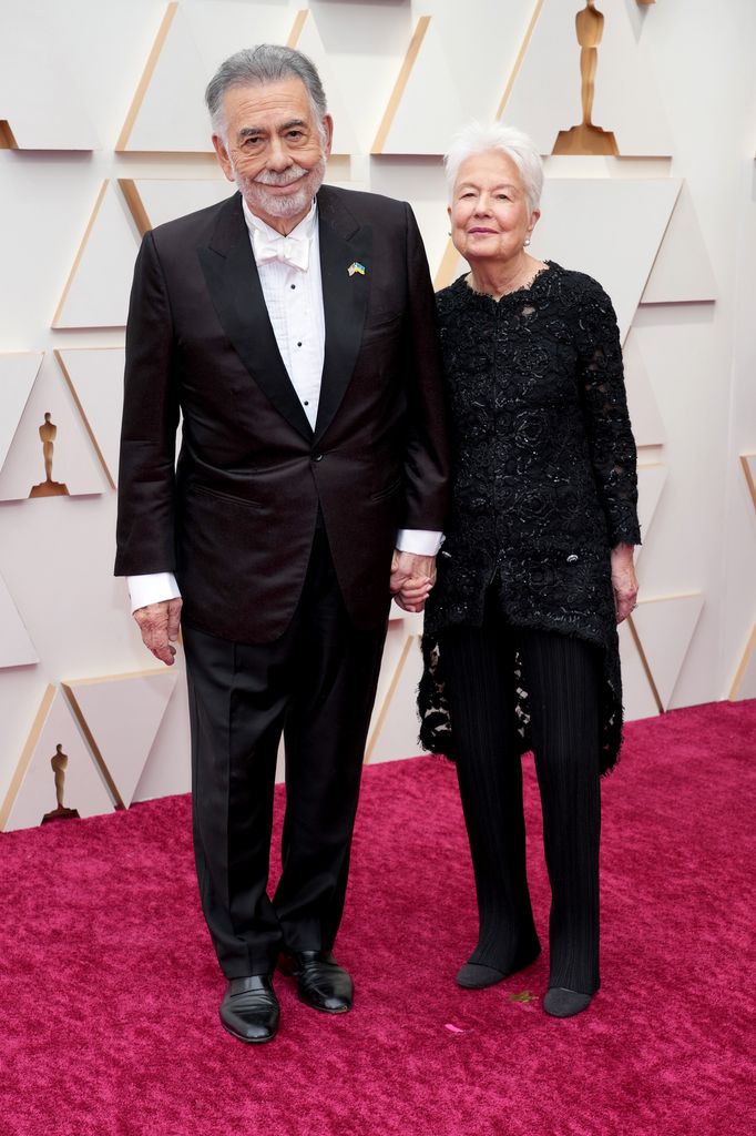 Director Francis Ford Coppola and Eleanor Coppola attend the 94th Annual Academy Awards at Hollywood and Highland on March 27, 2022 in Hollywood, California.