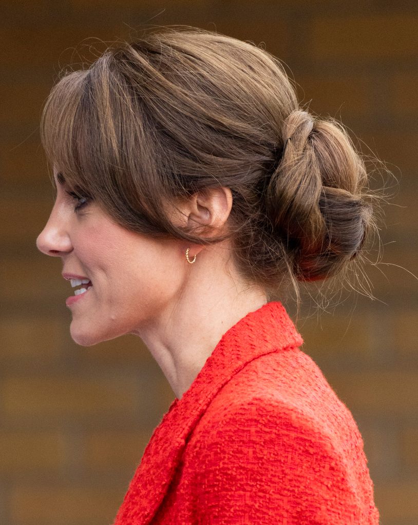 Princess Kate's elegant bun