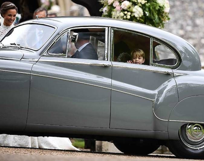 prince george car wedding pippa