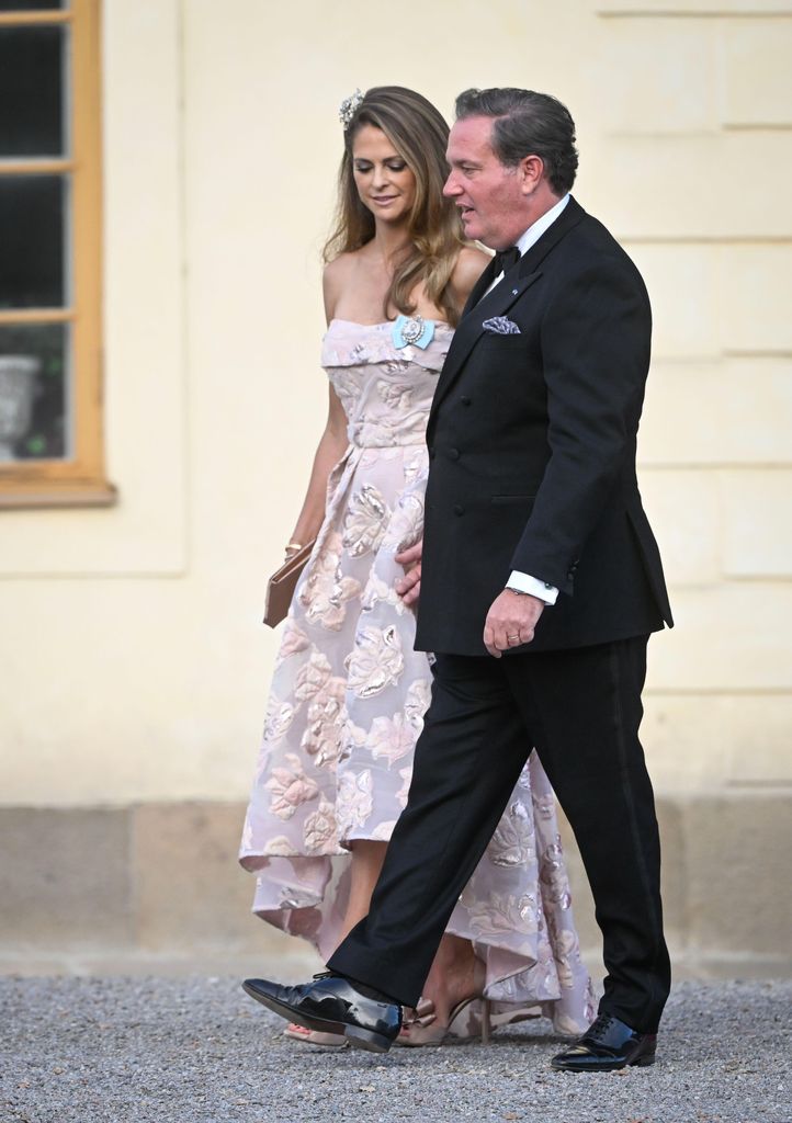 Princess Madeleine and Chris O'Neill walking in together