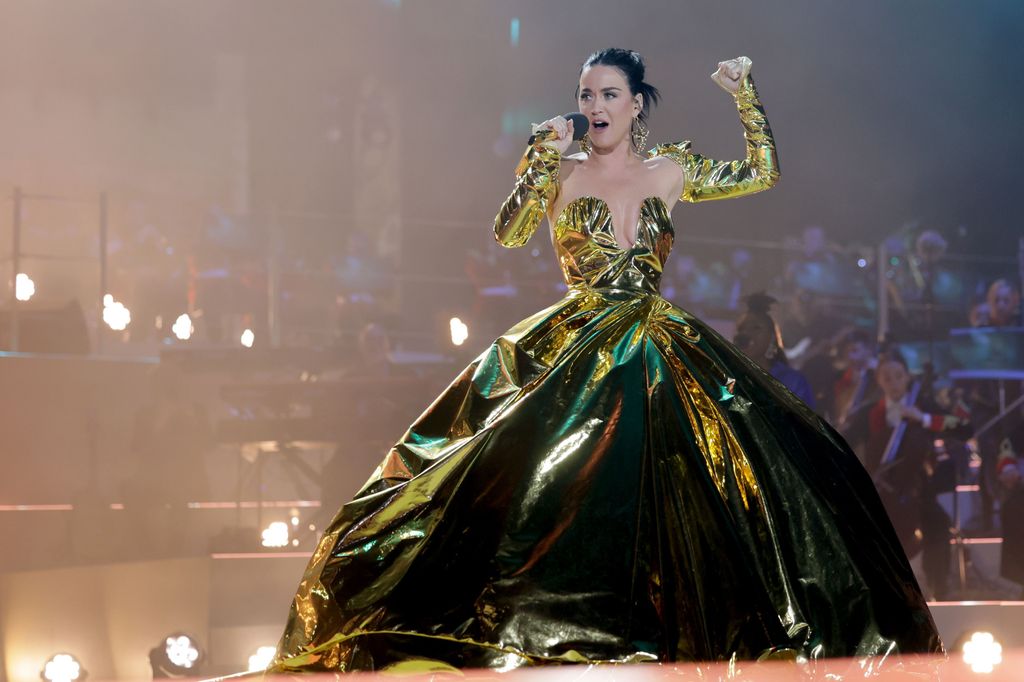  Katy Perry performs on stage during the Coronation Concert 