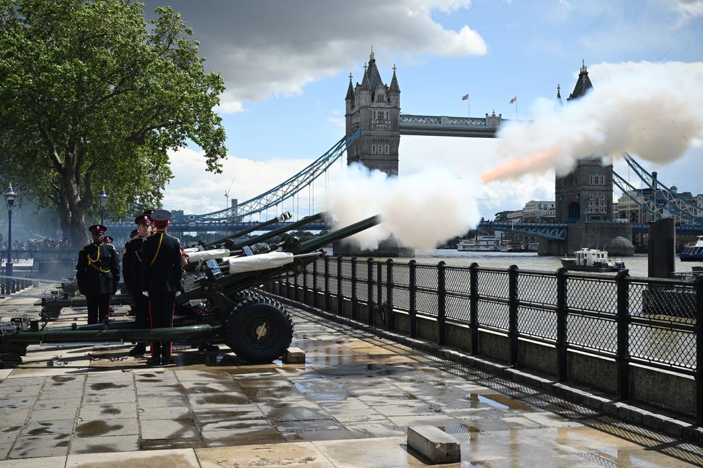  gun salute in london 
