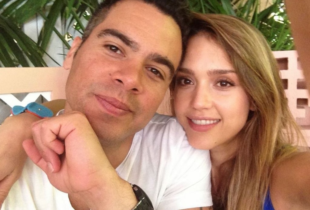 Photo shared by Jessica Alba on Instagramwith her husband Cash Warren on the occasion of their 15th wedding anniversary