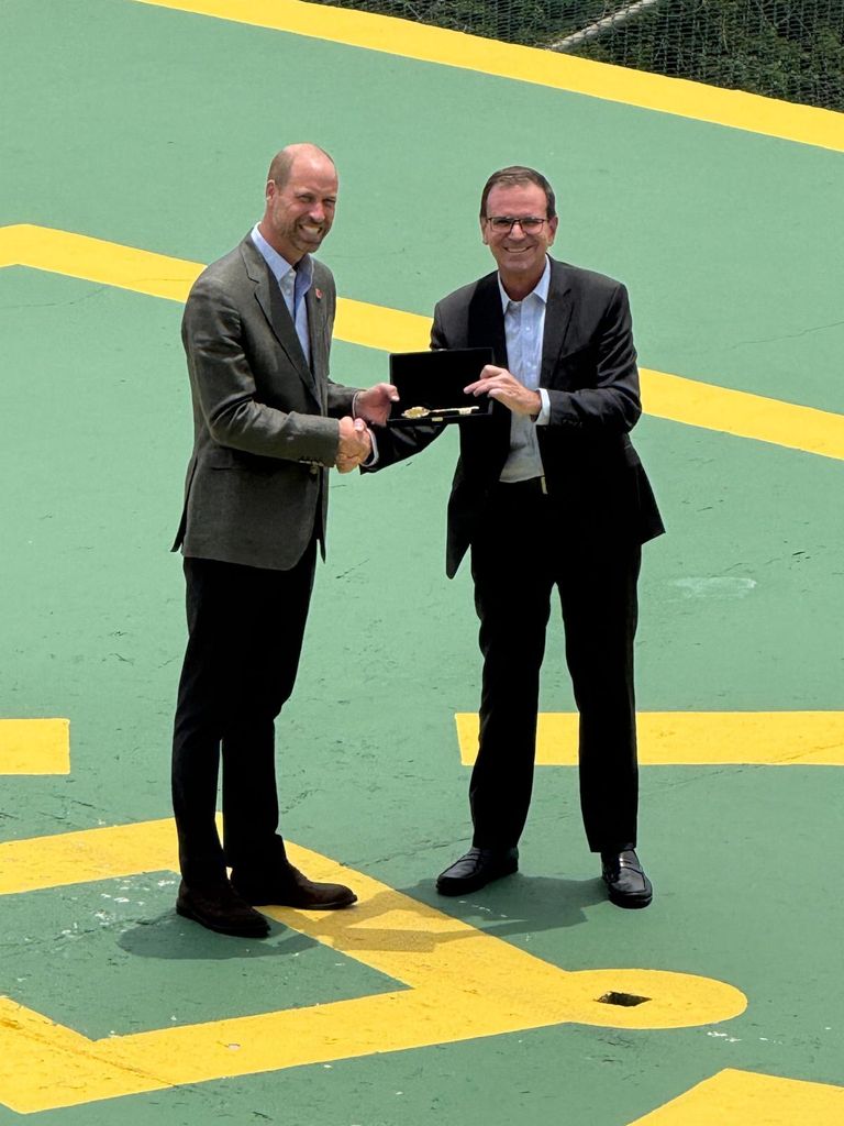 Prince William has been handed the keys to Rio de Janeiro - a symbolic gesture normally reserved for the King of the city’s world famous Carnival.