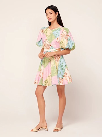 Coco Patched Toile De Jouy Mini Dress