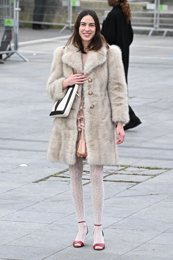 Alexa Chung attends the Valentino Womenswear Fall/Winter 2025-2026 show as part of Paris Fashion Week on March 09, 2025 in Paris, France. (Photo by Stephane Cardinale - Corbis/Corbis via Getty Images)