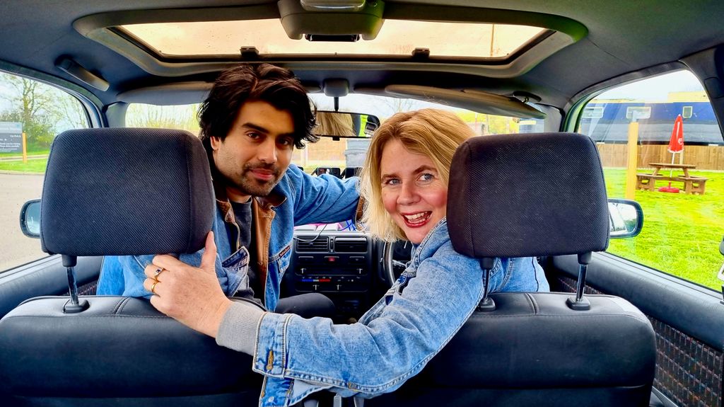 Catherine Southon, Ishy Khan on Antiques Road Trip 