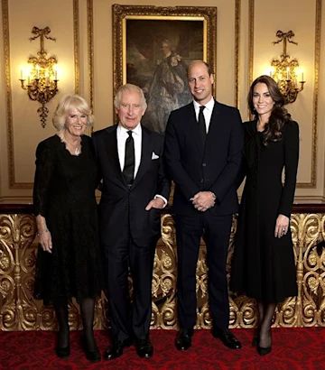 King Charles, Queen Camilla, Prince William and Princess Kate