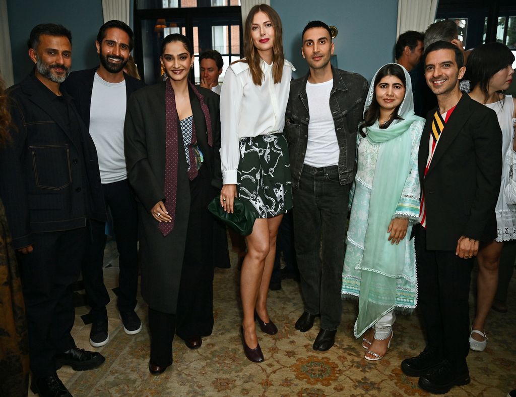 Anand Ahuja, Asser Malik, Sonam Kapoor, Maria Sharapova, Nikhil Mansata, Malala Yousafzai and Imran Amed 