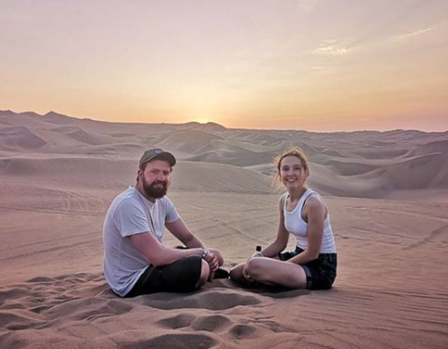 Rose and Sam in Peru 