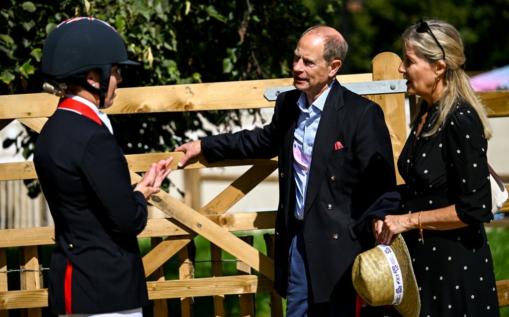 Prince Edward and Duchess Sophie were in high spirits for day nine