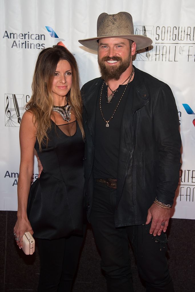 Shelly Brown and  Zac Brown attend the Songwriters Hall of Fame 46th Annual Induction and Awards at Marriott Marquis Hotel on June 18, 2015 in New York City