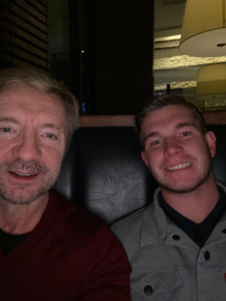 Christopher Dean with his son, Jack