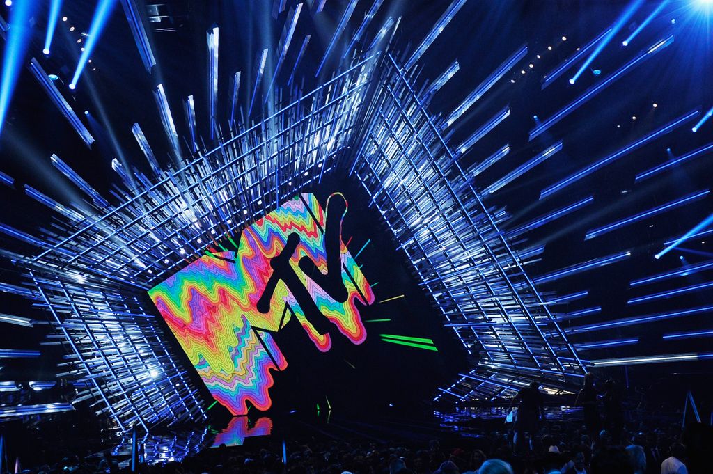 MTV Logo is seen onstage during the 2015 MTV Video Music Awards at Microsoft Theater on August 30, 2015 in Los Angeles, California
