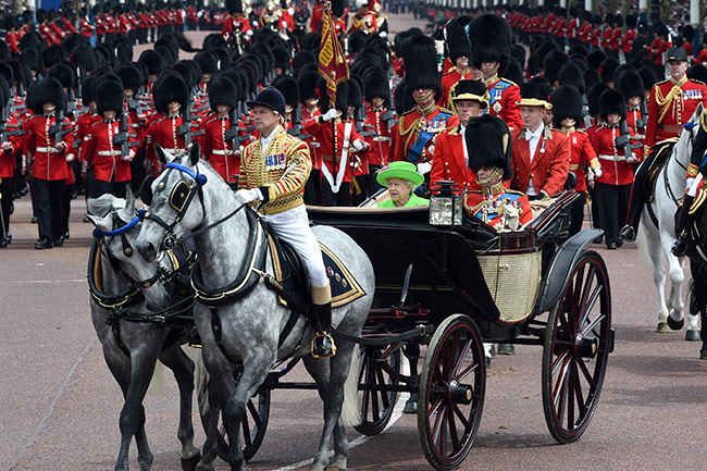 trooping the colour the queen