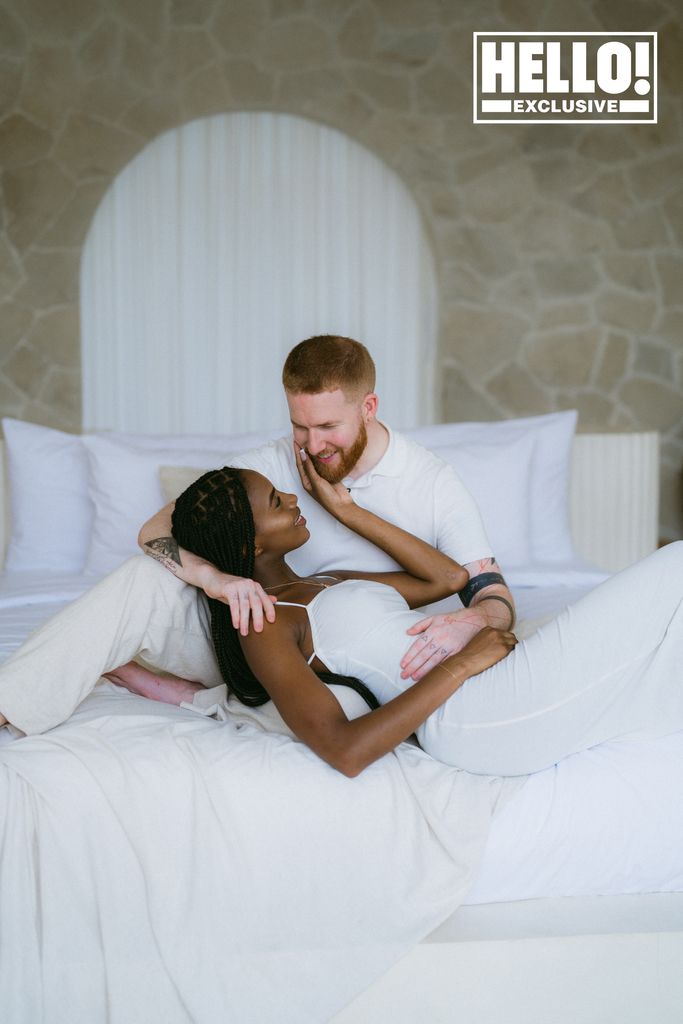 Strictly's Neil Jones looks lovingly at Chyna Mills