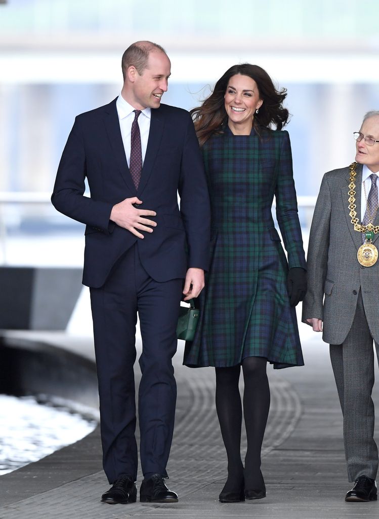 Prince William and his wife officially open V&A Dundee and greet members of the public on the waterfront on January 29, 2019 in Dundee, Scotland