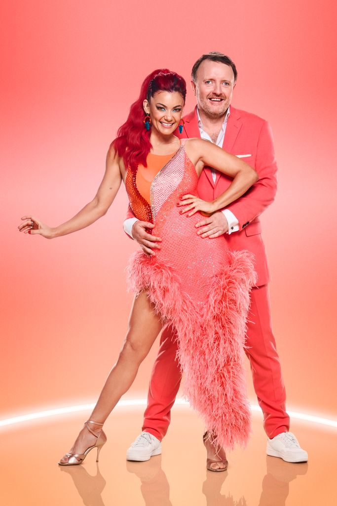 Chris McCausland is partnered with Dianne Buswell