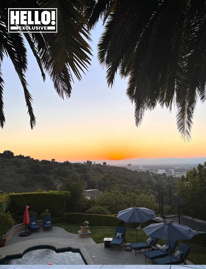 Nancy Davis' view from Beverly Hills home in Mulholland Estates