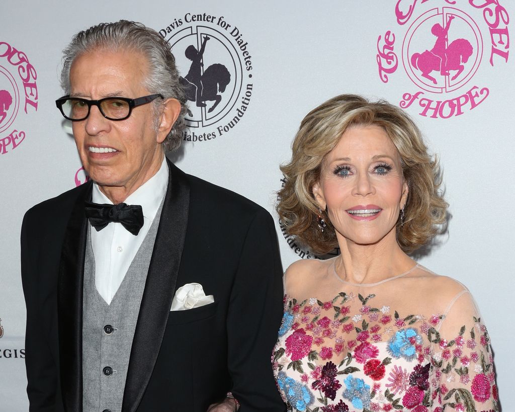 Jane Fonda and Music Producer Richard Perry attend the 2016 Carousel Of Hope Ball at The Beverly Hilton Hotel on October 8, 2016 in Beverly Hills, California