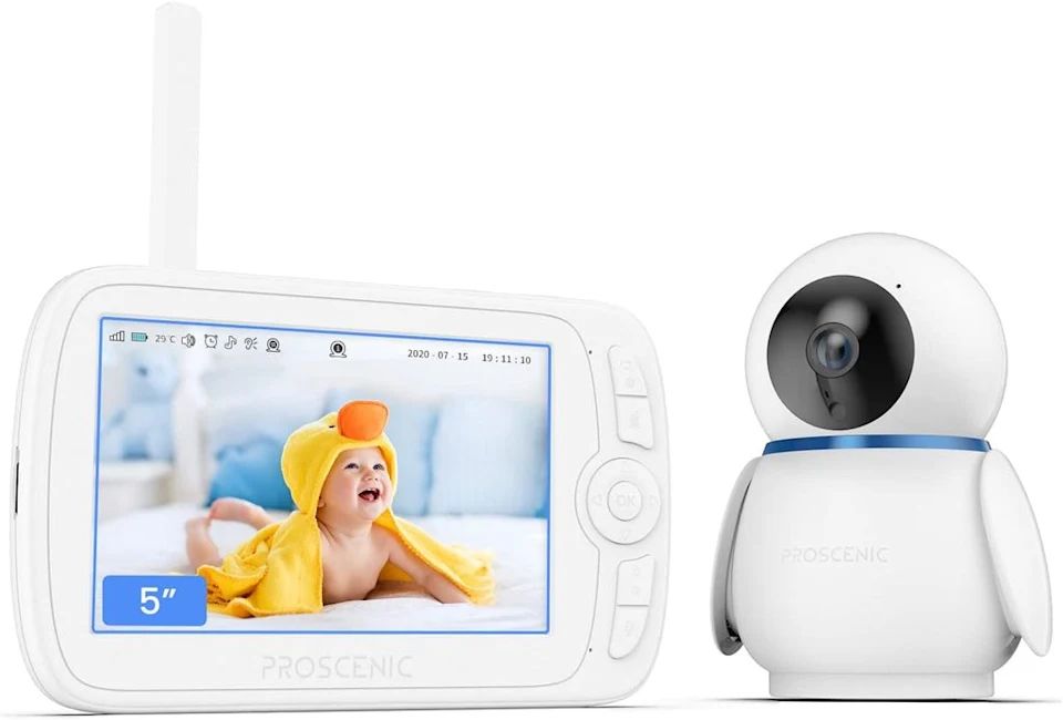 Proscenic BM300 Baby Monitor, 5’HD Video Baby Monitor