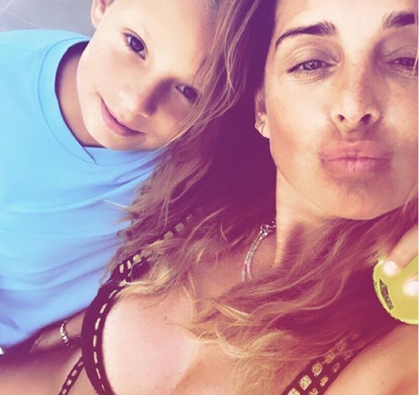 louise redknapp with son beau