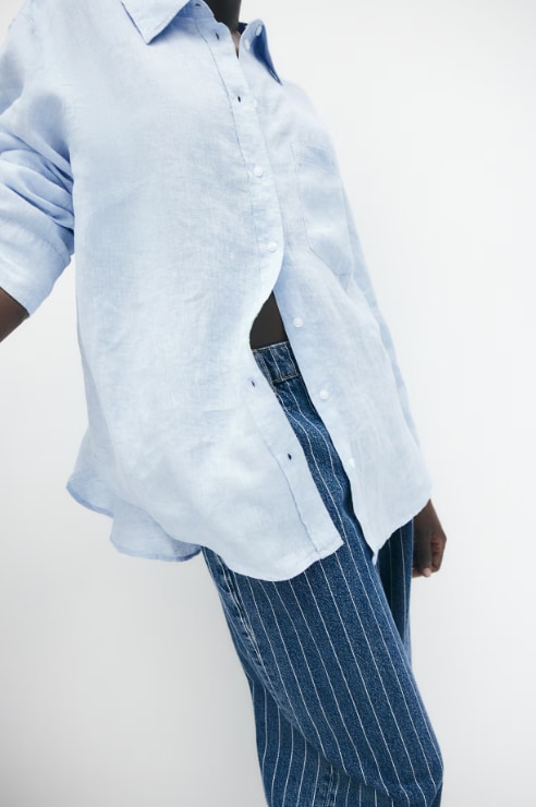 Camisa de lino H&M