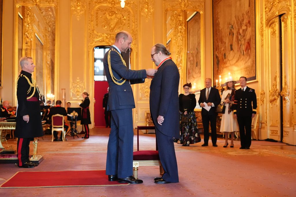 Prince William giving honour to Gary Oldman