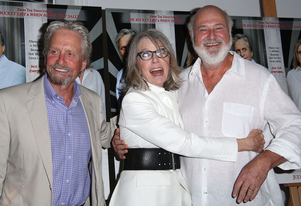 Michael Douglas, Diane Keaton, and Rob Reiner in 2014
