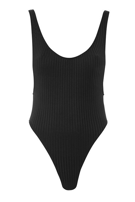 black topshop swimsuit