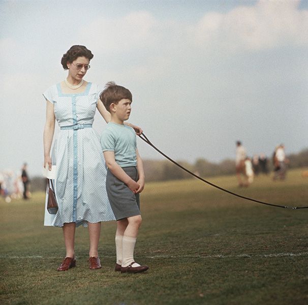queen elizabeth and charles as a boy