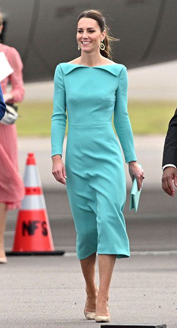 kate middleton turquoise dress