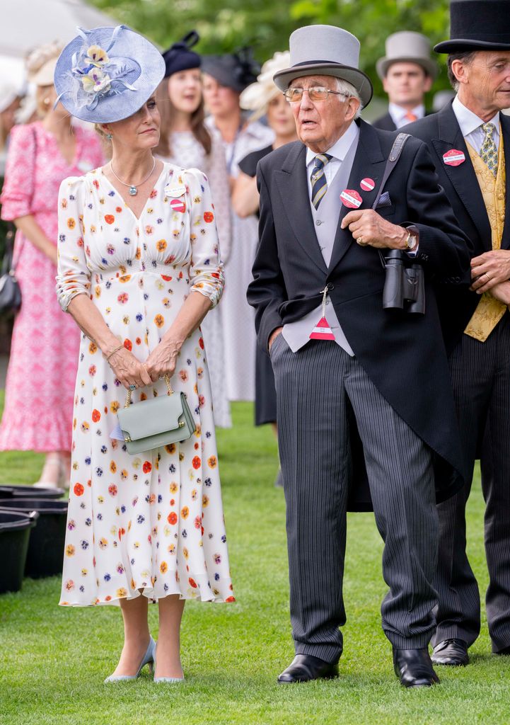 The Duchess of Edinburgh with dad