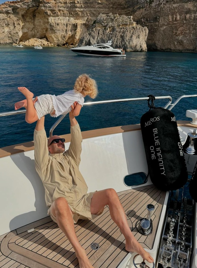 Photo shared by Jason Statham on Instagram November 2024 featuring his and Rosie Huntington-Whiteley's daughter Isabella during a yacht vacation