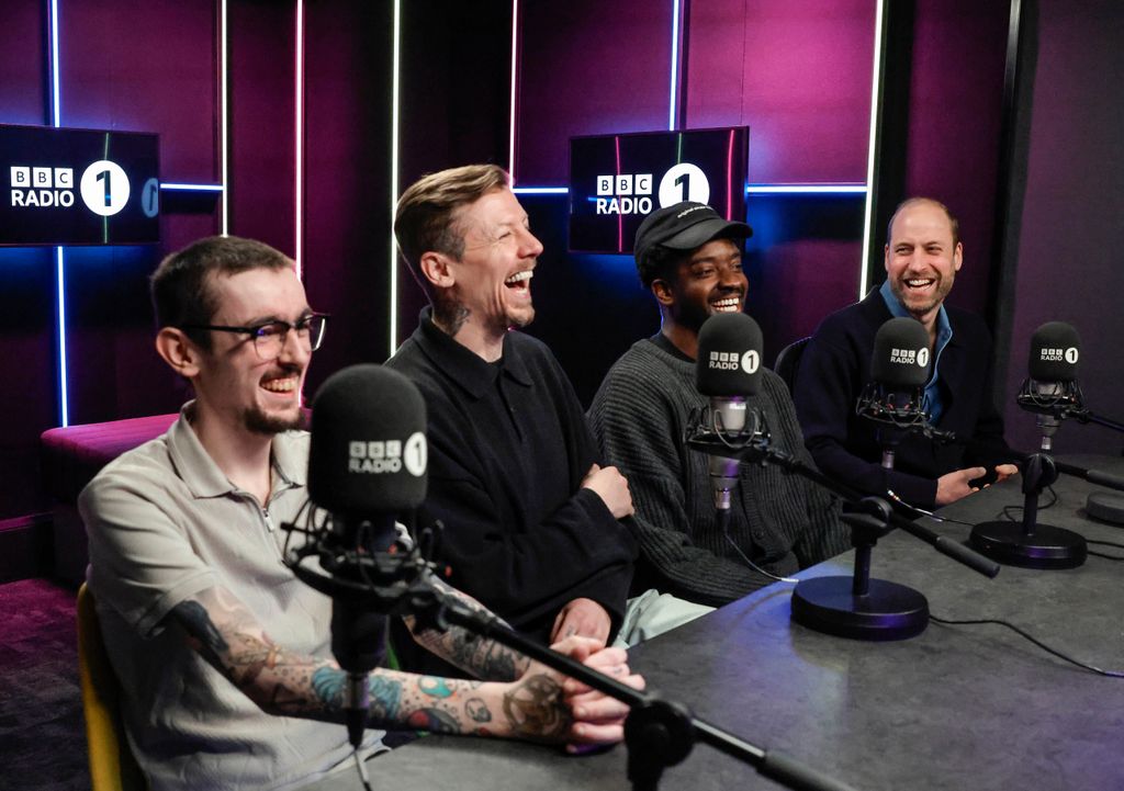 Le prince William délivre un message très personnel sur la santé mentale – et sur la façon dont il gère les émotions de ses enfants 2 Le Prince de Galles assiste à une édition spéciale de Life Hacks sur BBC radio 1, Broadcasting House, Londres.