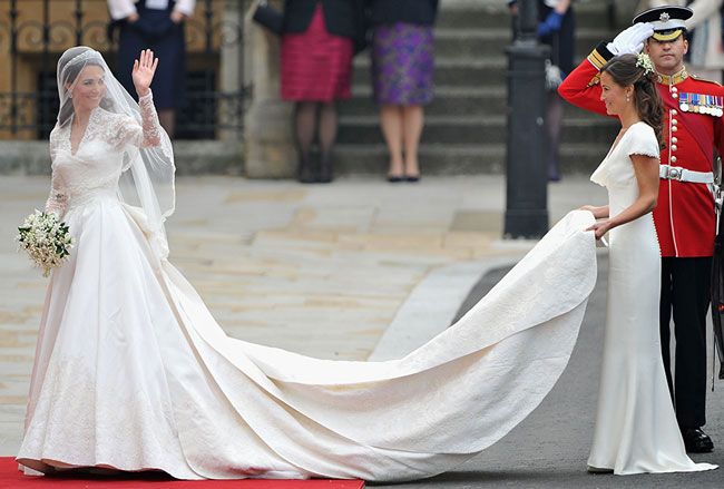 Kate Middletons royal wedding and Pippa Middleton