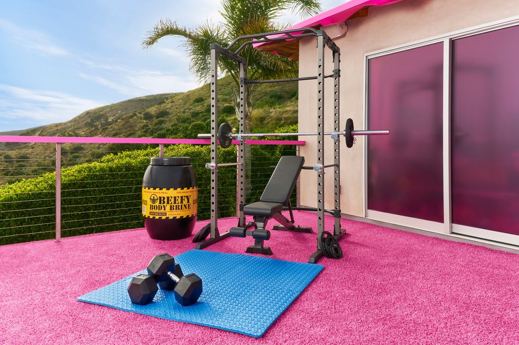 Time for a work out at the Barbie Malibu DreamHouse
