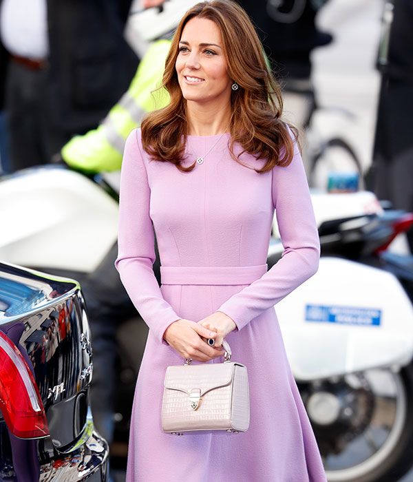 Princess Kate carrying an Aspinal bag