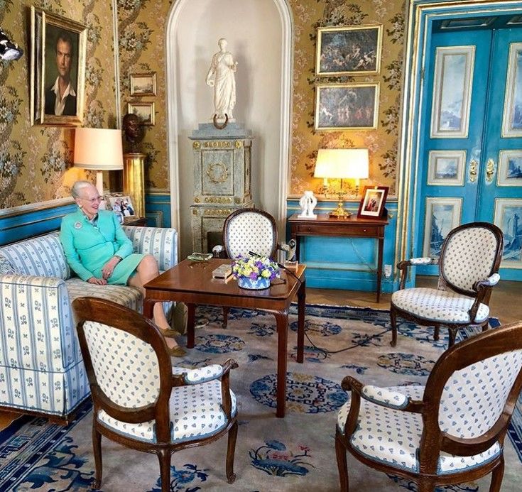 queen margrethe of denmark living room