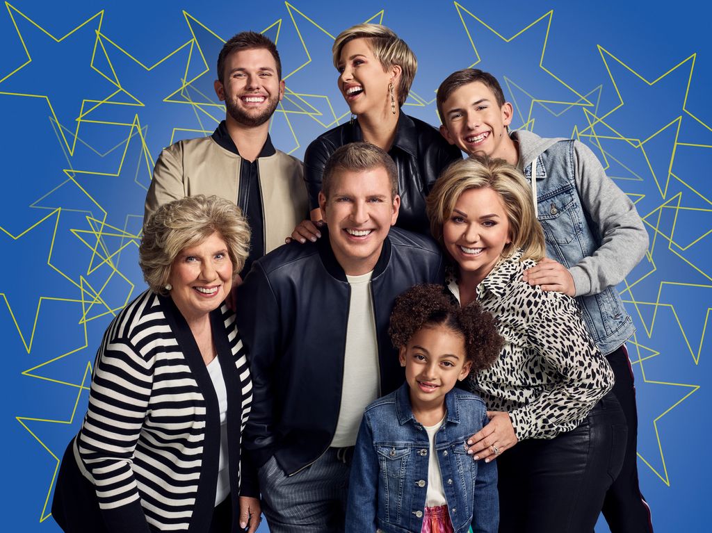 Faye Chrisley, Chase Chrisley, Todd Chrisley, Savannah Chrisley, Chloe Chrisley, Julie Chrisley,  Grayson Chrisley in 2020 
