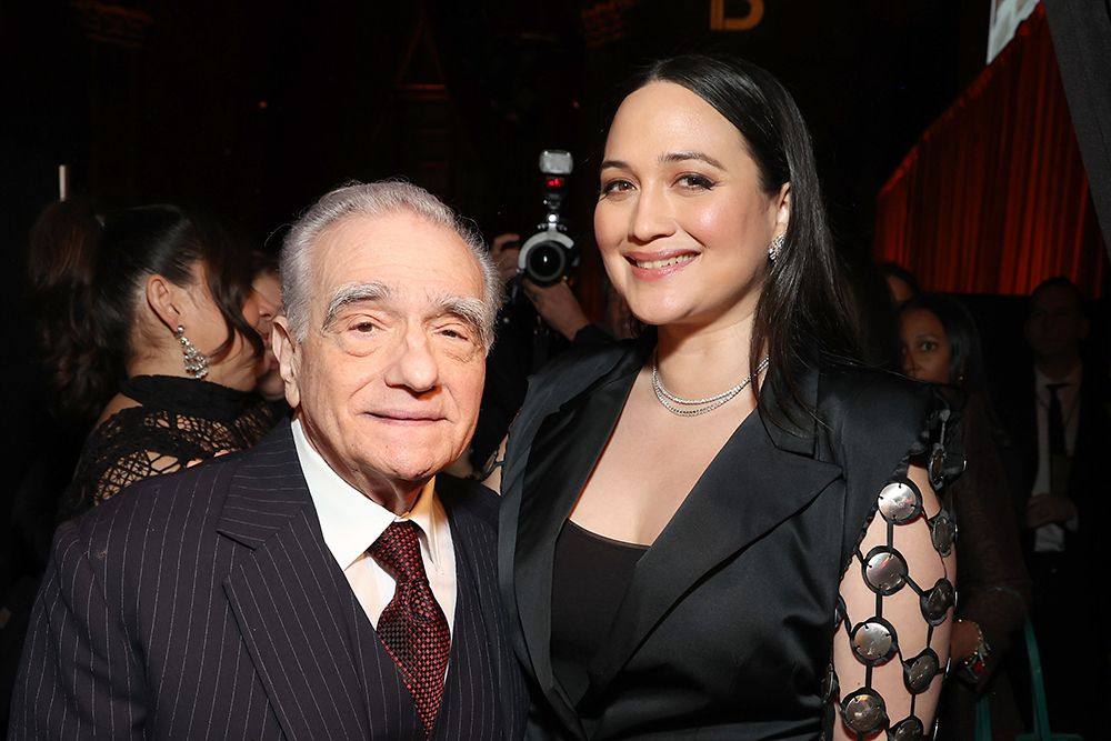Lily Gladstone and Martin Scorsese attend the National Board Of Review 2024 Awards Gala in New York