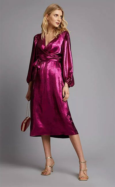 dp pink fuschia dress