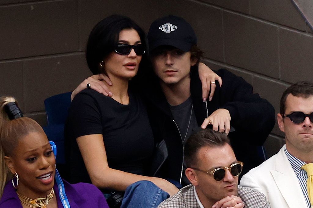 Kylie and Timothee couldn't keep their hands off each other