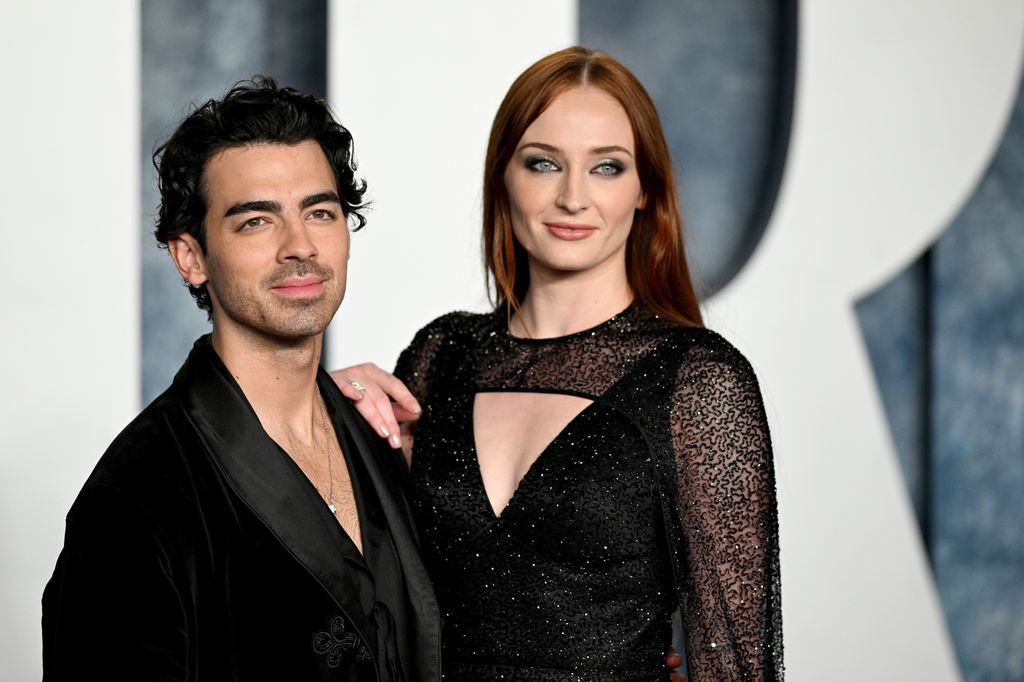 Joe Jonas, Sophie Turner attend the 2023 Vanity Fair Oscar Party Hosted By Radhika Jones at Wallis Annenberg Center for the Performing Arts on March 12, 2023 in Beverly Hills, California