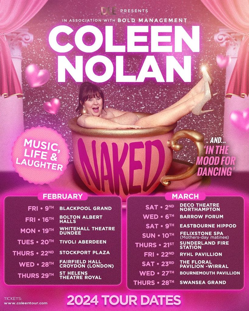 Coleen Nolan tour poster
