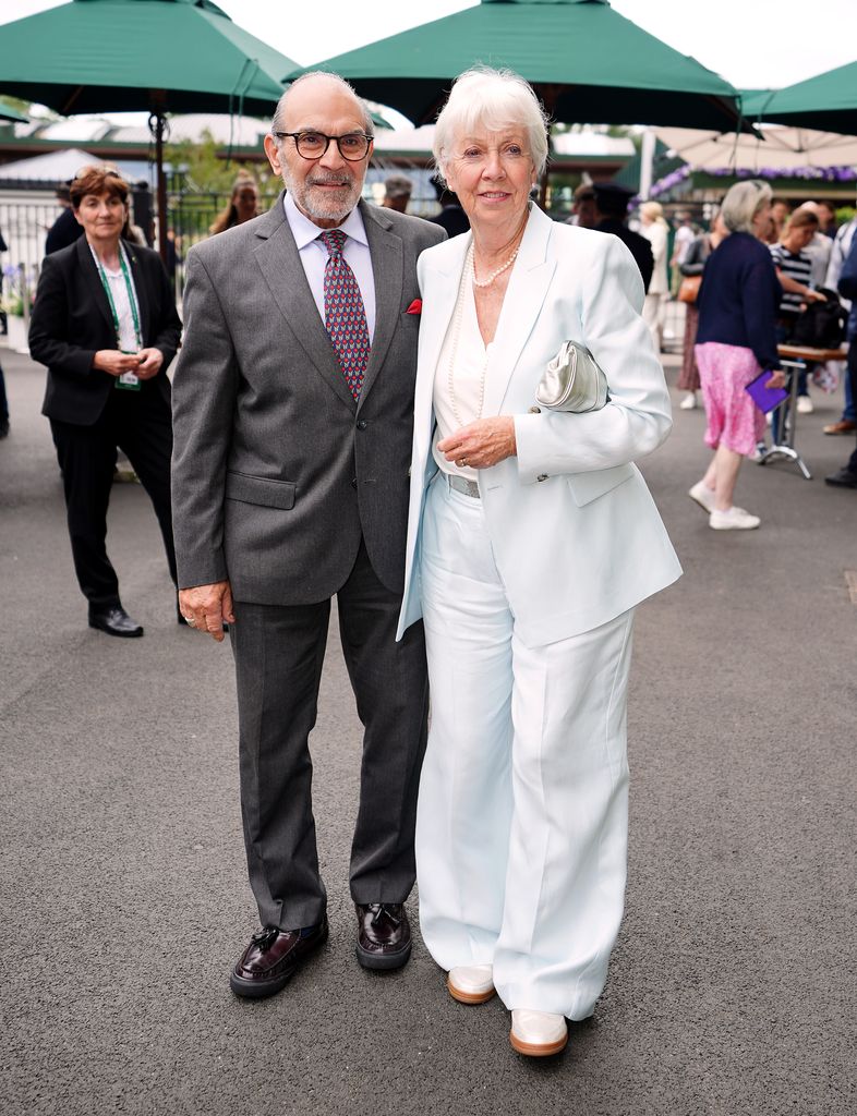 Sir David Suchet and Sheila Ferris