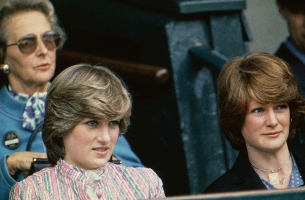 Princess Diana and her sister Sarah in 1981