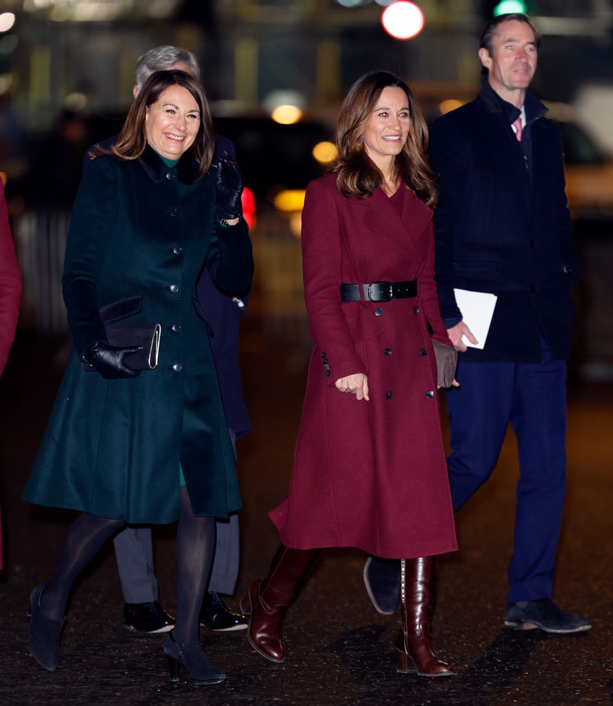 Carole, Michael and Pippa Middleton attend Kate Middleton's Christmas carol concert 2022